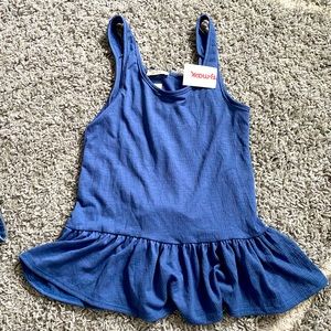 Peplum tank top